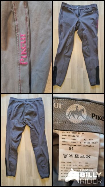 Reithose Damen hellgrau Pikeur, Pikeur Lucinda grip, Melanie , Breeches & Jodhpurs, Nidderau , Image 6