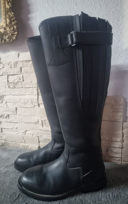 Damen Reitstiefel Schwarz, Eule, Oficerki jeździeckie, Eberschwang, Image 2