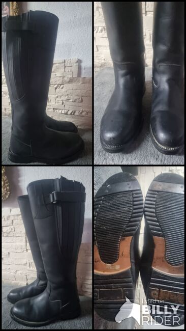 Damen Reitstiefel Schwarz, Eule, Oficerki jeździeckie, Eberschwang, Image 7