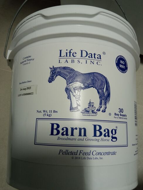 Life Data Barn Bag Broodmare and Growing Horse, Kerstin Öhrig, Pasza i suplementy dla koni, Hirschhorn