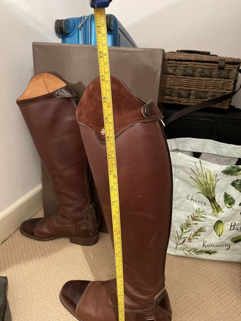 De Niro Dark Tan Riding boots, size 5, De Niro, Mel West, Riding Boots, Newmarket, Image 5