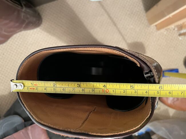 De Niro Dark Tan Riding boots, size 5, De Niro, Mel West, Riding Boots, Newmarket, Image 7
