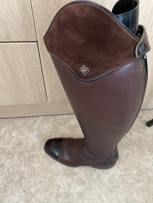 De Niro Dark Tan Riding boots, size 5, De Niro, Mel West, Riding Boots, Newmarket, Image 4