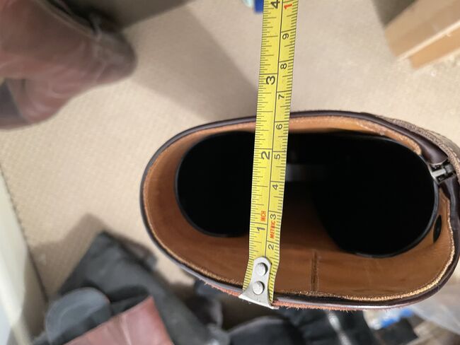 De Niro Dark Tan Riding boots, size 5, De Niro, Mel West, Riding Boots, Newmarket, Image 8