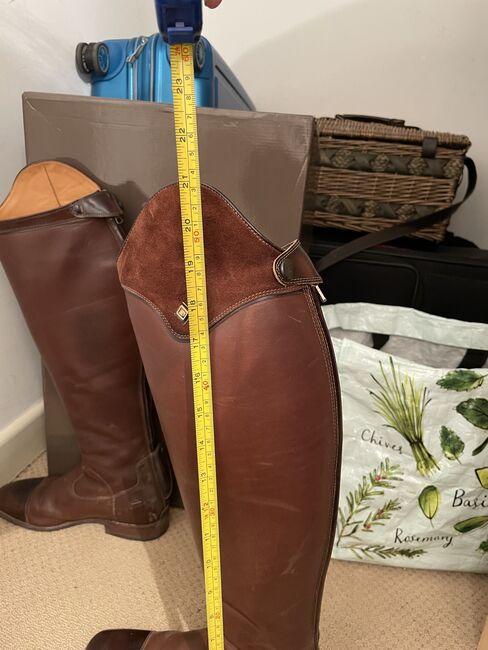 De Niro Dark Tan Riding boots, size 5, De Niro, Mel West, Riding Boots, Newmarket, Image 6