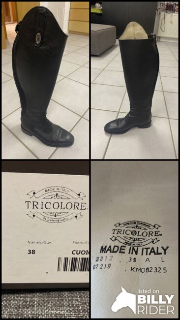 De Niro Tricolore Lederreitstiefel Größe 38, Tricolore De Niro, Nina Speis, Riding Boots, Hückelhoven, Image 6