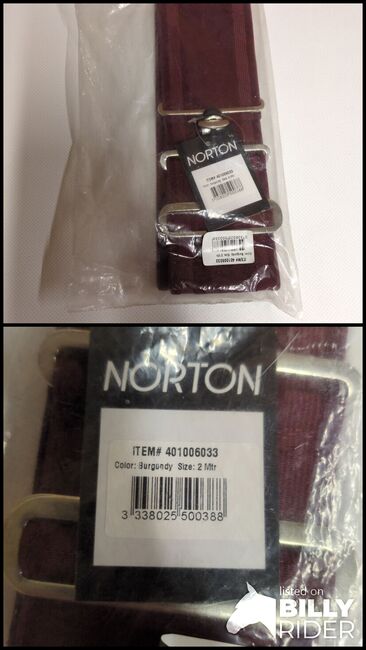 Deckengurt neu burgundy, Norton , Laura , Horse Blankets, Sheets & Coolers, Essen, Image 3