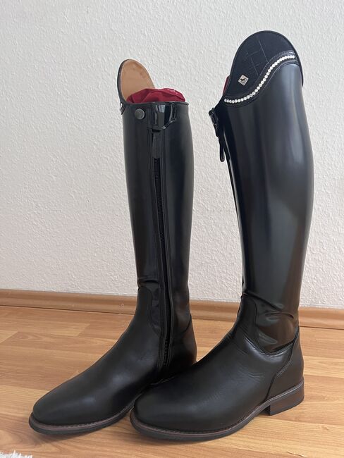 Deniro Bellini Reitstiefel brushed Lack Glitzer, Deniro Bellini, Laura, Reitstiefel, Krefeld, Abbildung 2