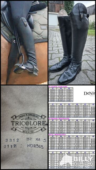 DeNiro Reitstiefel, geschnürt, Quick Black, DeNiro S3312, Quadra, geschnürt, genarbtes Kalbsleder, Linda, Riding Boots, Berg bei Neumarkt, Image 6