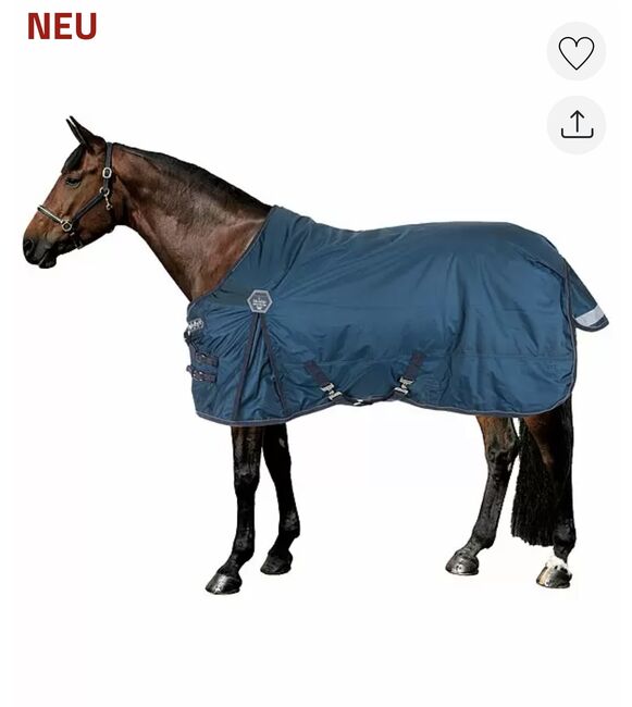 Regendecke und 100 Gramm Decke Größe 125 Pony von Krämer NEU, Krämer / Felix Bühler Regularneck Perfect Fit, L. Koch, Derki dla konia, Paderborn, Image 2