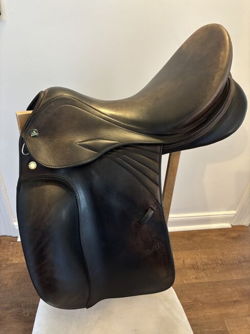 Dessursattel Prestige Milan 17 er Sitzfläche 31 Kammer von 2014, Prestige Italy Milan, Julia, Siodła ujeżdżeniowe, Lünen, Image 5