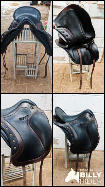 Deuber El Campo S3 Dressursattel  Barocksatte, Deuber   El Campo S3, Dr.Jost Jahn, Dressage Saddle, Nebel, Image 10