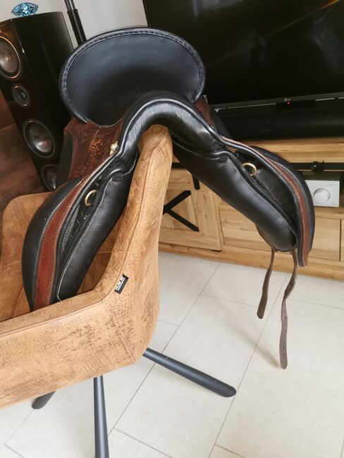 Deuber El Campo Shorty ⚜️ Arte Flower ⚜️S2 /17.5 ⚜️Havanna Braun/Schwarz ⚜️ w. NEU, Deuber El Campo, Selina M. , Baroque Saddle, Rödermark, Image 7