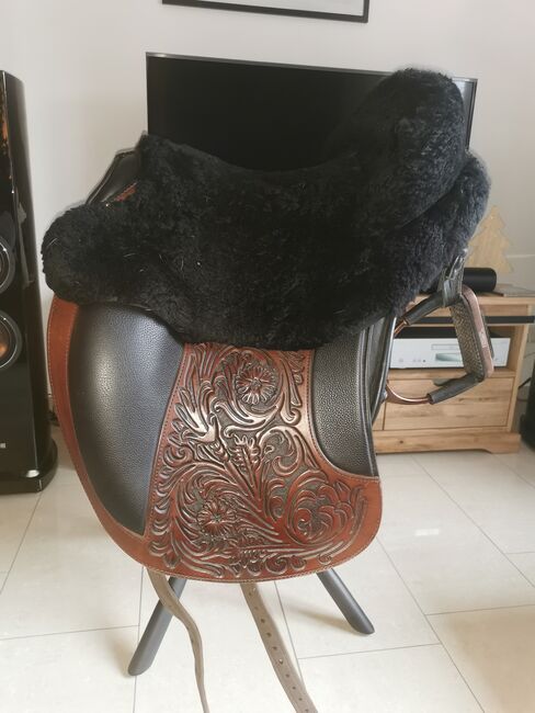 Deuber El Campo Shorty ⚜️ Arte Flower ⚜️S2 /17.5 ⚜️Havanna Braun/Schwarz ⚜️ w. NEU, Deuber El Campo, Selina M. , Siodło barokowe, Rödermark, Image 12