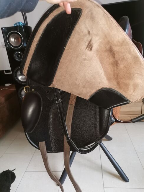 Deuber El Campo Shorty ⚜️ Arte Flower ⚜️S2 /17.5 ⚜️Havanna Braun/Schwarz ⚜️ w. NEU, Deuber El Campo, Selina M. , Baroque Saddle, Rödermark, Image 9