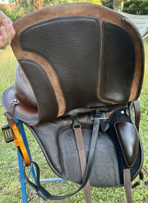DEUBER Sattel El Campo SKL S3 Havanna mit Ausstattung, Deuber El Campo SKL S3 Havanna, Harald Schirmer, Baroque Saddle, Hagelstadt, Image 4