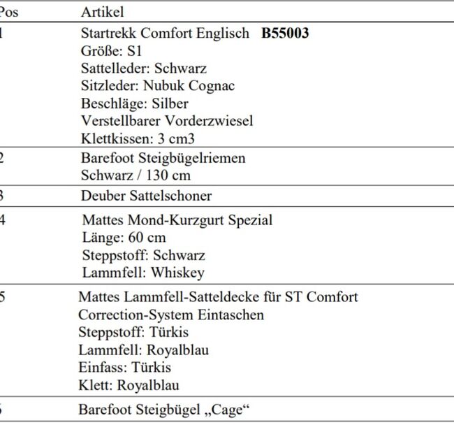 Deuber und Partner Startrekk Comfort Englisch S1 Neuwertig, Deuber und Partner  Startrekk Comfort Englisch S1, Patrick Spindler , Dressage Saddle, Ilmenau , Image 4