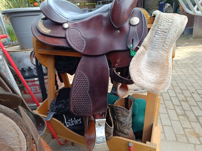 Deuber Flex Fit Vario Sattel inkl Pad, Deuber und Partner 1330, Jantschke , Western Saddle, Balve, Image 5