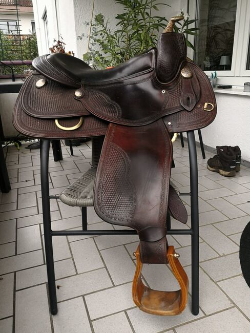 Deuber & Partner (DP) Super bequemer Westernsattel, 16,5 ", Deuber & Partner, Germanz Western, Michael v.Harnier, Western Saddle, Freigericht-Somborn, Image 7