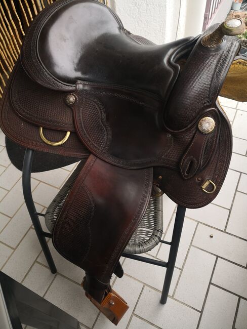 Deuber & Partner (DP) Super bequemer Westernsattel, 16,5 ", Deuber & Partner, Germanz Western, Michael v.Harnier, Western Saddle, Freigericht-Somborn, Image 4