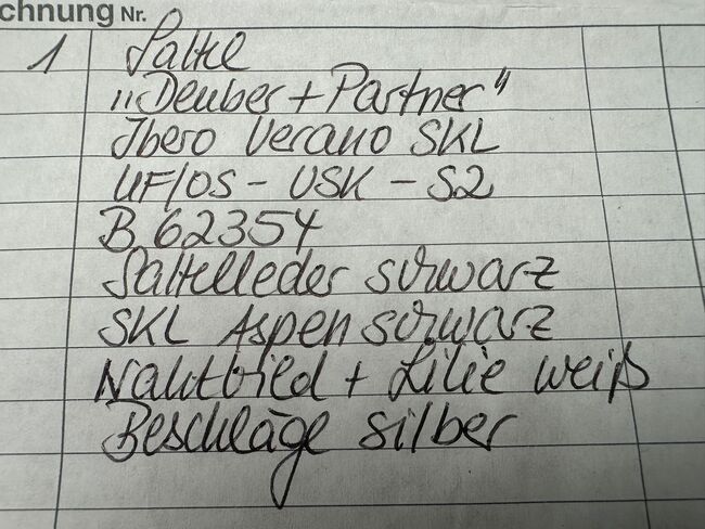 Deuber & Partner Ibero Verano, Deuber & Partner  Ibero Varano, Else , Siodło barokowe, Hohenlockstedt, Image 2