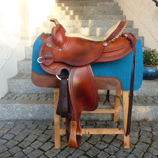 Deuber & Partner Westernsattel, Deuber & Partner "Reinhold Bartmann Spezial", E. Binder, Western Saddle, Waldkirchen, Image 5