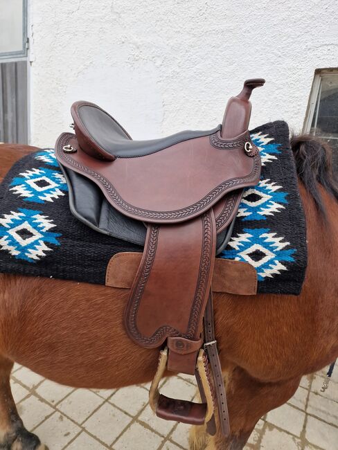 Deuber Quantum Western,  Westernsattel,  Sattel, Deuber Quantum Western, S.G., Western Saddle, Hollenbach , Image 3