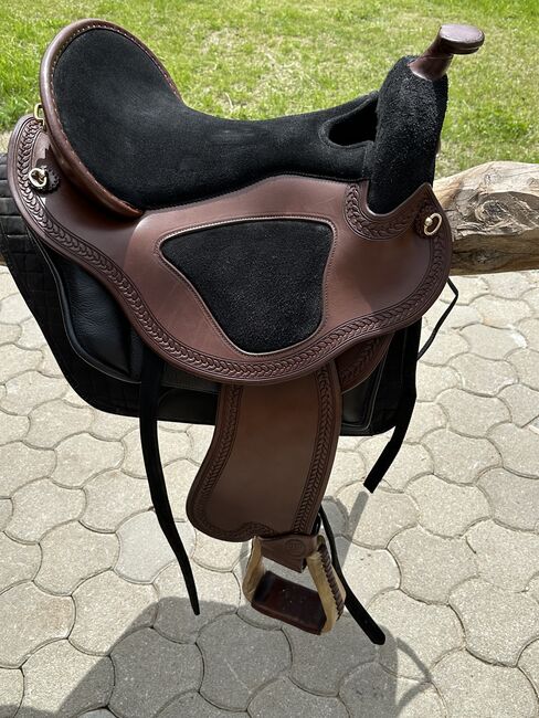 Deuber Quantum Westernreitsattel neu, Deuber  Quantum , Brigitte , Wanderreitsattel, Unternberg
