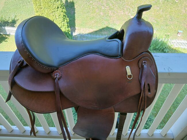 Deuber Startrekk Westernsattel Classic 1053 baumlos S2, Fork N 3 F, Deuber & Partner Startrekk, Michaela, Baumloser Sattel, Waging am see