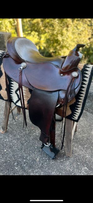 Deuber Trailrider 1031 sehr kurz 02 Quarterhorse, Deuber Trailrider, Danni, Western Saddle, Bieberehren, Image 5