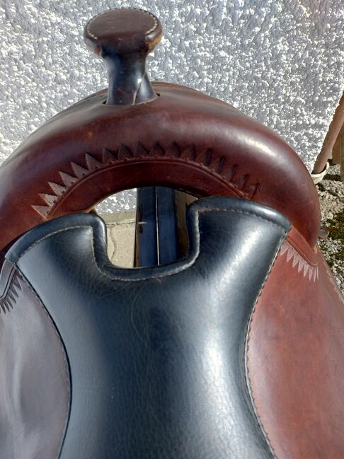 Deuber Ultra Flex Vario Westernsattel 2104, Deuber Ultra Flex Vario 2104, Kathi Ramsauer, Western Saddle, Aschau, Image 3