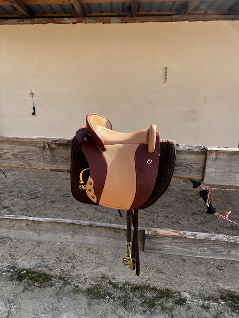 Deuber und Partner Barock Ronda Deluxe S2 mit Lederbaum (wie neu) viel Zubehör, Deuber und Partner Ronda Deluxe, Anna Belzer, Baroque Saddle, Bischoffen, Image 2