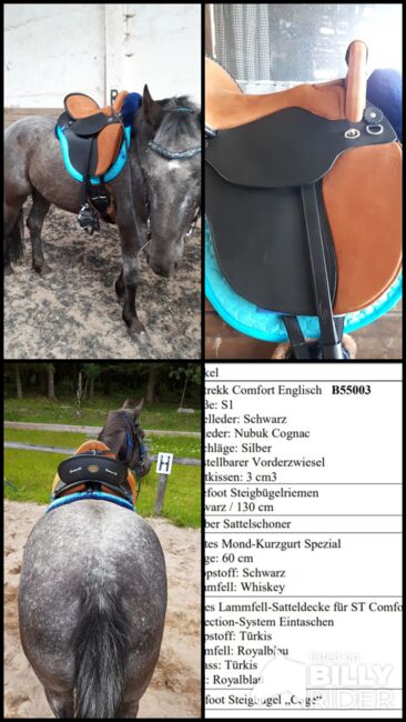 Deuber und Partner Startrekk Comfort Englisch S1 Neuwertig, Deuber und Partner  Startrekk Comfort Englisch S1, Patrick Spindler , Dressage Saddle, Ilmenau , Image 5