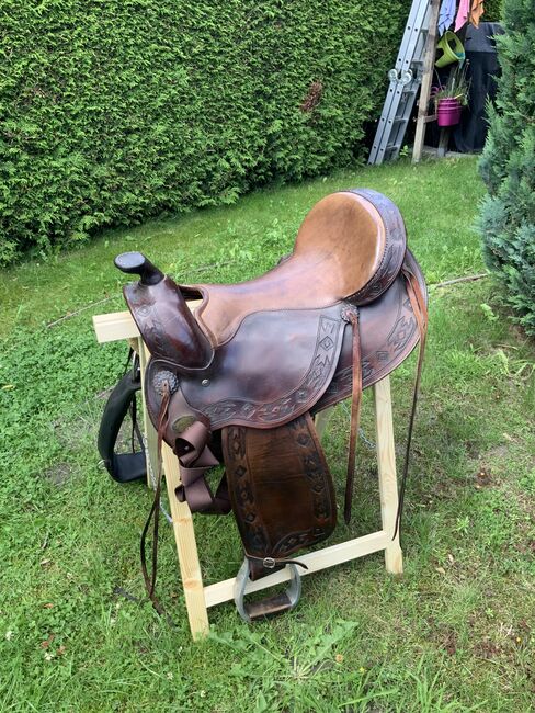 Deuber Westernsattel 1031/ Kammerweite3/ Sitzgröße 16, Deuber & Partner Freizeit/ Alround/ 1031/ Arab, Cornelia , Western Saddle, Rangsdorf, Image 15