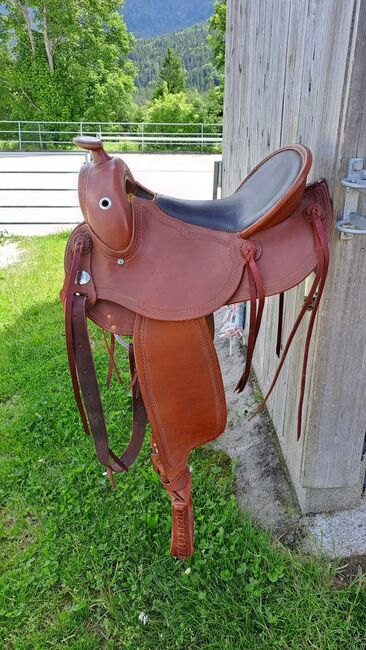 Deuber Westernsattel Flex Fit Vario 1805- Old Style, Deuber , Veronika Holzer, Western Saddle, Wallgau