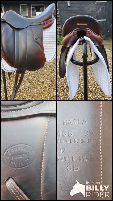 Devoucoux Makila Dressage Saddle, Devoucoux Makila, SAL TUCKER, Dressursattel, Nr Melton Mowbray, Abbildung 7