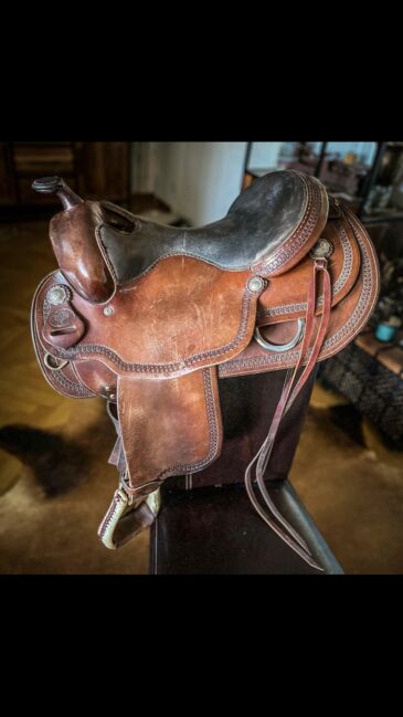 Westernsattel Diamond C Roundskirt, Diamond C Roundskirt , Bauer , Western Saddle, Osterhofen 