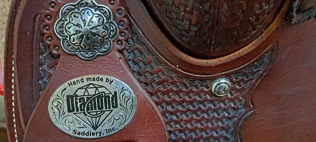 DiamondC ARR Special Premium horse Saddle used for ARR riding (Klaus Schoneich), Diamond saddlery inc, Rhianna Green, Westernsattel, Norwich, Abbildung 3
