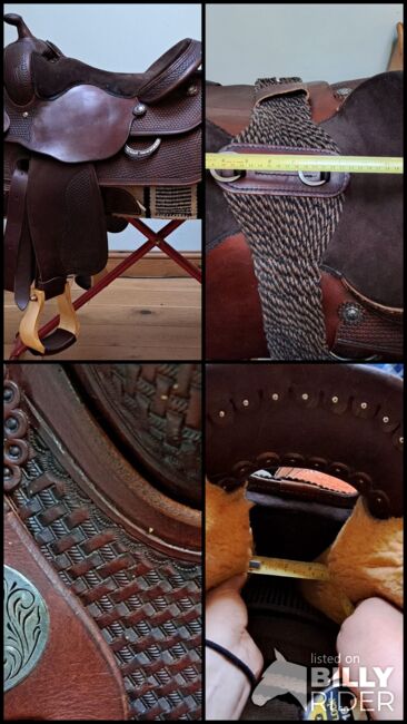 DiamondC ARR Special Premium horse Saddle used for ARR riding (Klaus Schoneich), Diamond saddlery inc, Rhianna Green, Westernsattel, Norwich, Abbildung 8