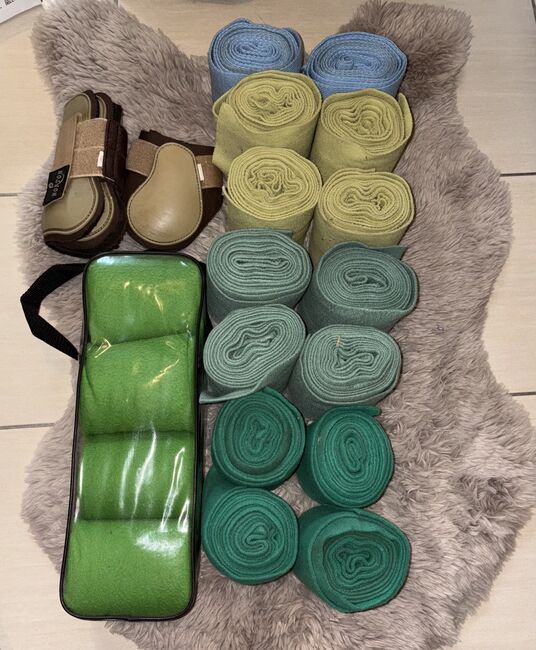 Verschiedene Bandagen Gamaschen Krankenbandagen Konvolut, HKM , Leon, Horse Bandages & Wraps, Nürnberg 