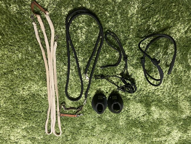 Verschiedenes Reitzubehör, z.B. Knotenhalfter mit Zügel , neu , für gebissloses reiten, Keine Angabe, Alexandra Kömmerling , Bitless Bridles, Obersimten