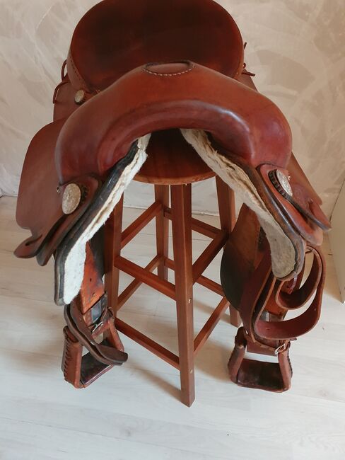 *Bis Weihnachten für 350€*    Westernsattel von Dakota ohne Horn, Dakota Saddlery, Xplodey , Siodło westernowe , Buchholz/Aller, Image 4