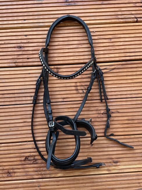 Döbert Trense Farmer III WB braun, Döbert Farmer III, Sophia Cornelsen, Bridles & Headstalls, Neudrossenfeld, Image 2