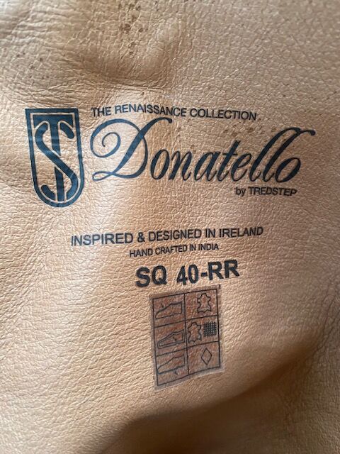 Donatello Tredstep black leather Riding Boots SQ 40-RR  RRP £279, Tredstep Donatello, vanessa favell, Riding Boots, Balham