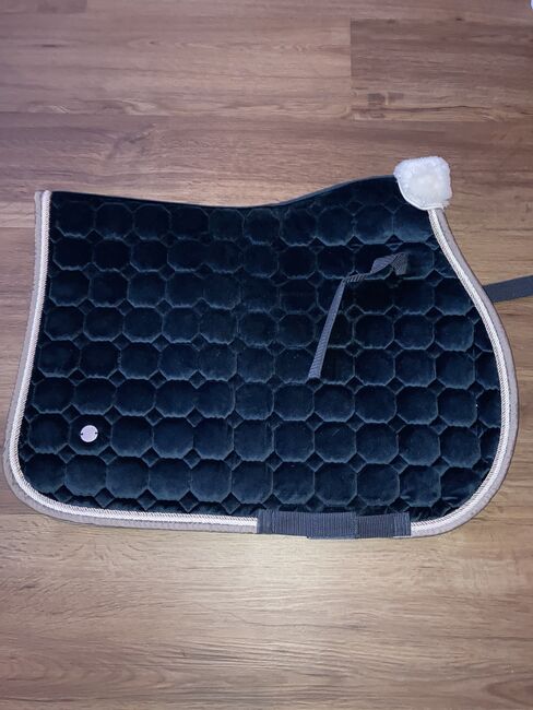 Dunkelblaue Ponyspringschabracke von Felix Bühler, Felix Bühler, Elina Martens , Dressage Pads, Kleinmachnow , Image 4