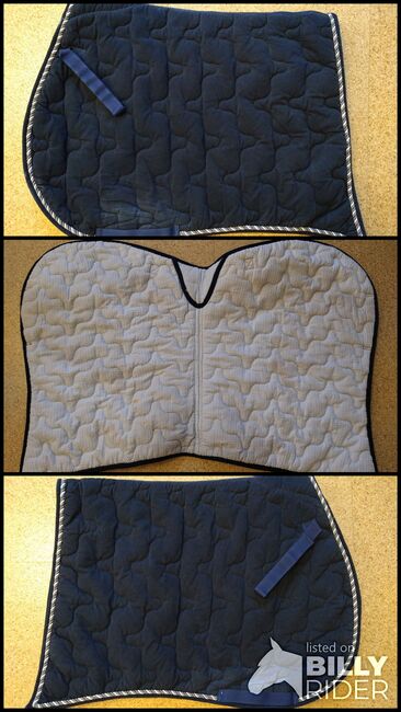 dunkelblaue Schabracke Barock VS, Carolin, Dressage Pads, Windischeschenbach, Image 4