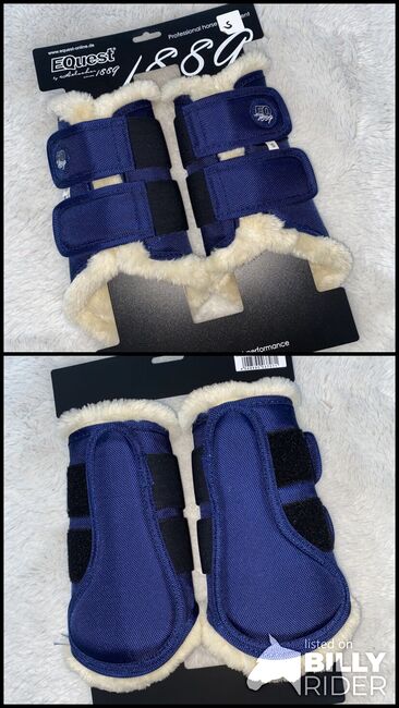 dunkelblaue Fell-Gamaschen, EQuest, Mia, Tendon Boots, Bergedorf , Image 3