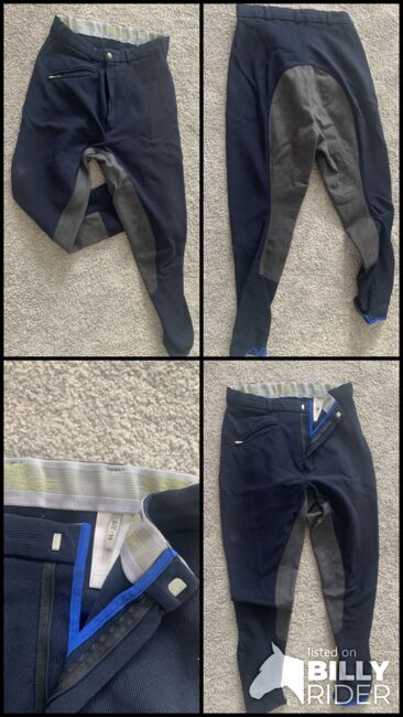 Dunkelblaue Reithose, Eurostar/ easy rider , Amelie, Breeches & Jodhpurs, Lampertheim, Image 6