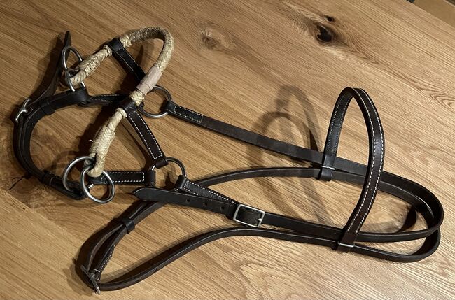 Dunkelbraunes Sidepull, Ronja Balk, Bitless Bridles, Lahr/Schwarzwald