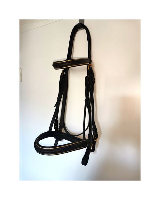 Kandare schwarz gold Warmblut, Keine, V. Behren , Nosebands, Weyhe